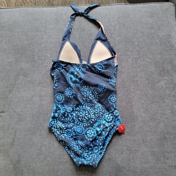 Johnny Was Annia Twist Floral One-Piece Swimsuit Size XS - Picture 12 of 16